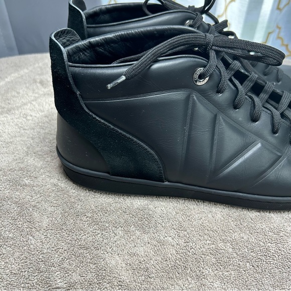 VGUC black Vintage Louis Vuitton men’s sneakers shoe size 8.5 - Picture 3 of 7